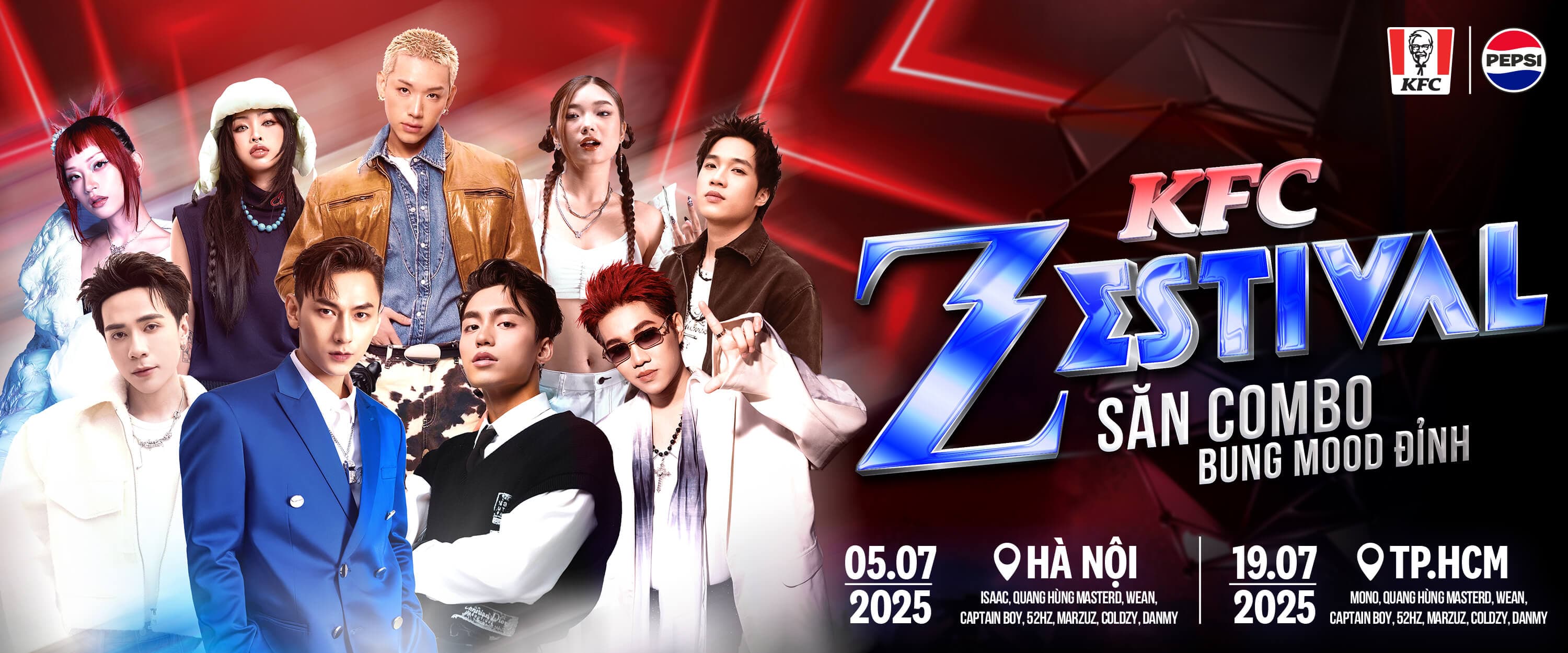 KFC ZESTIVAL - SĂN COMBO, BUNG MOOD ĐỈNH Banner